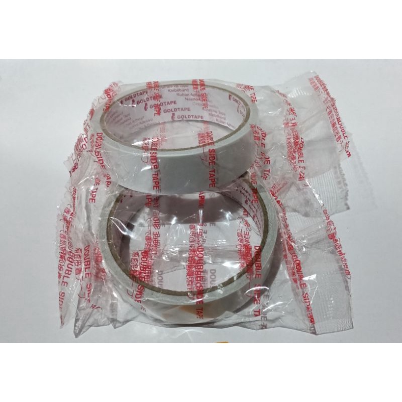 

Double Tape 1/2 inch - 1 inch/ Perekat 2 sisi