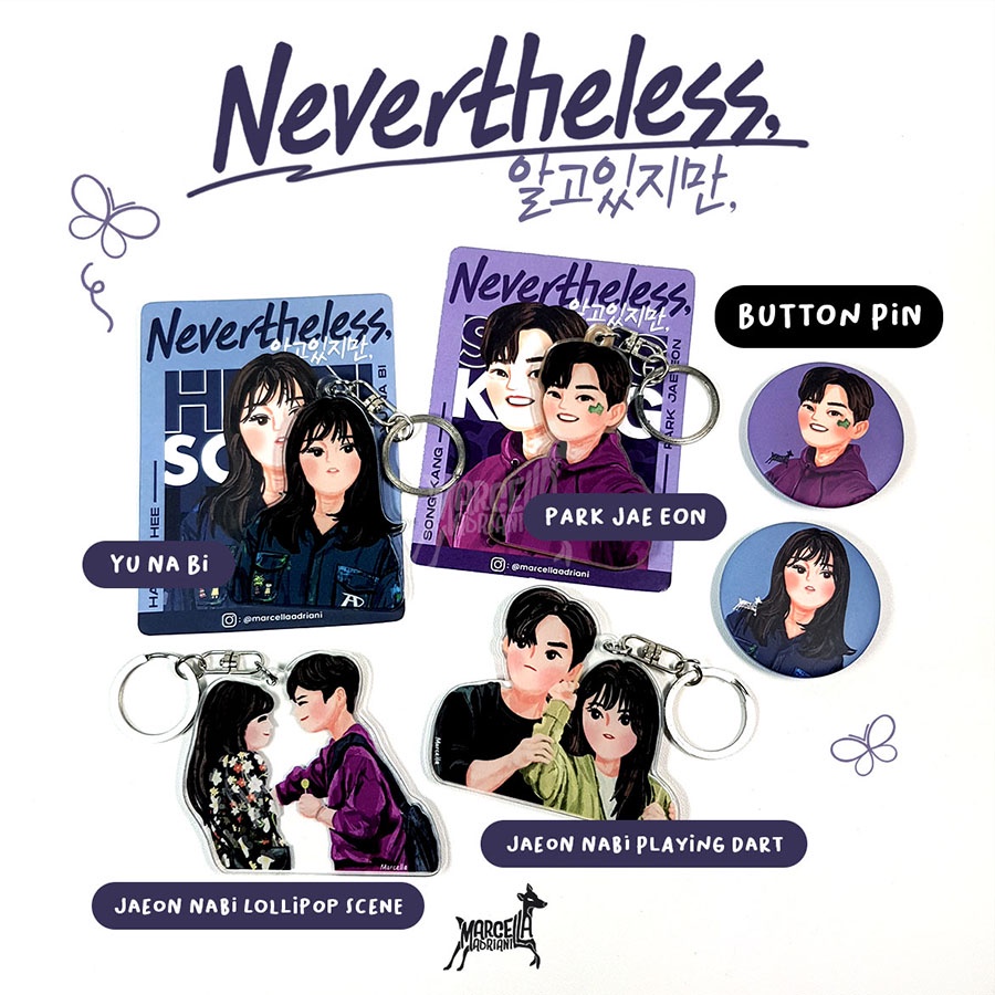Nevertheless Merchandise Keychain Song Kang Han So Hee Park Jae Eon Yu Na Bi Songkang