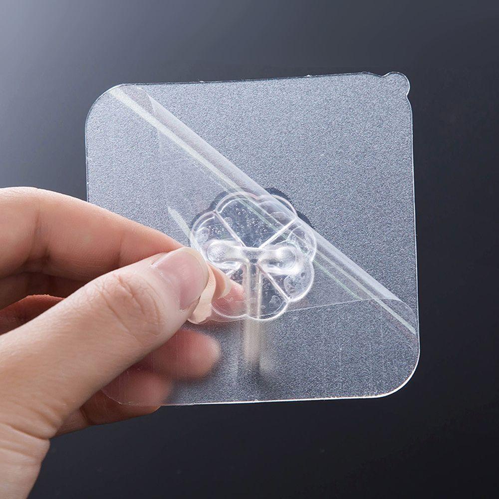 [Elegan] Hook Gantung Baju Kunci Kamar Mandi Penyimpanan Pothook Transparan Gantungan Kait Tempel Di Dinding Seamless Stiker Hook Self Adhesive Pothook