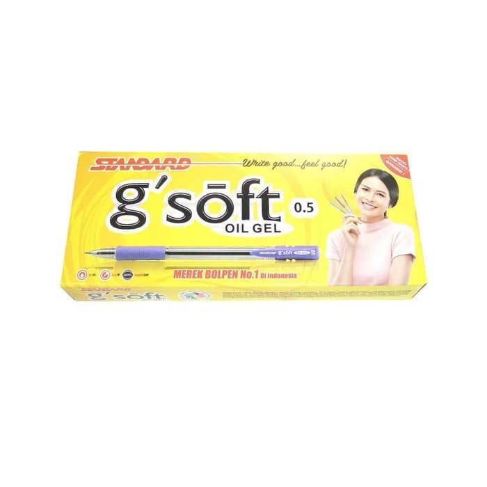 

Pulpen / Ballpoint Standard G'soft 0.5 mm (12pcs)