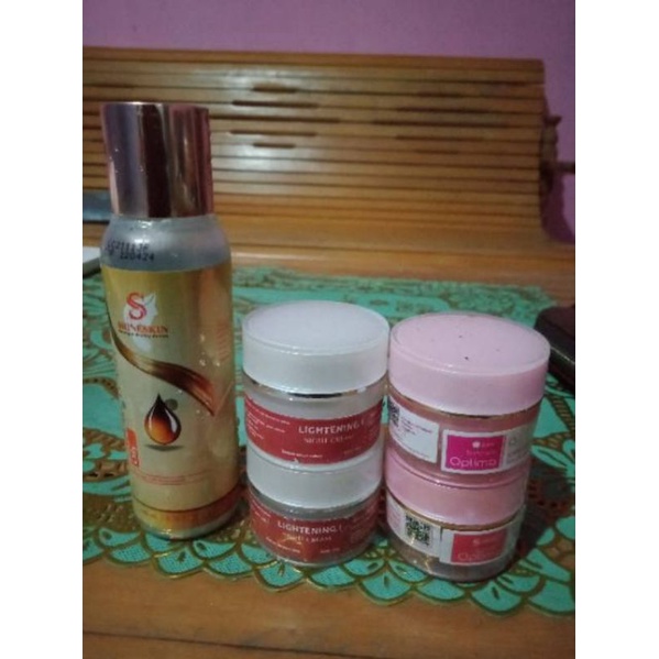 paketan shineskin skincare untuk flek hitam glowing
