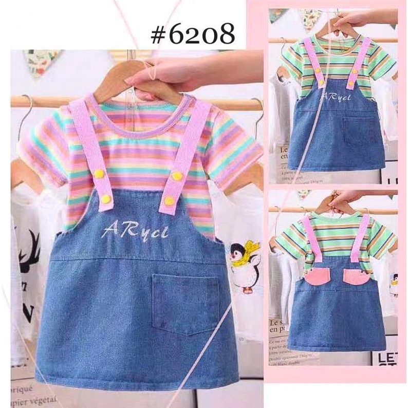 Setelan baju overall anak