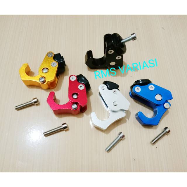 Gantungann Barang Lipat Cnc aluminium Buat Motor NMAX OLD/NMAX New/LEXi ( Sudah dapat BAUT L)