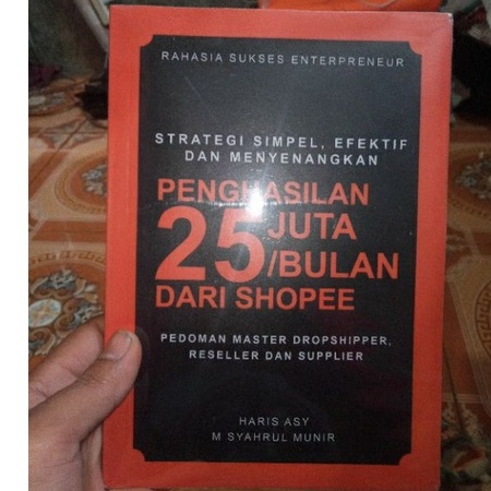BUKU SHOPEE Buku Penjual Rumus Jualan strategi shopee buku star seller buku trik jutaan shopee
