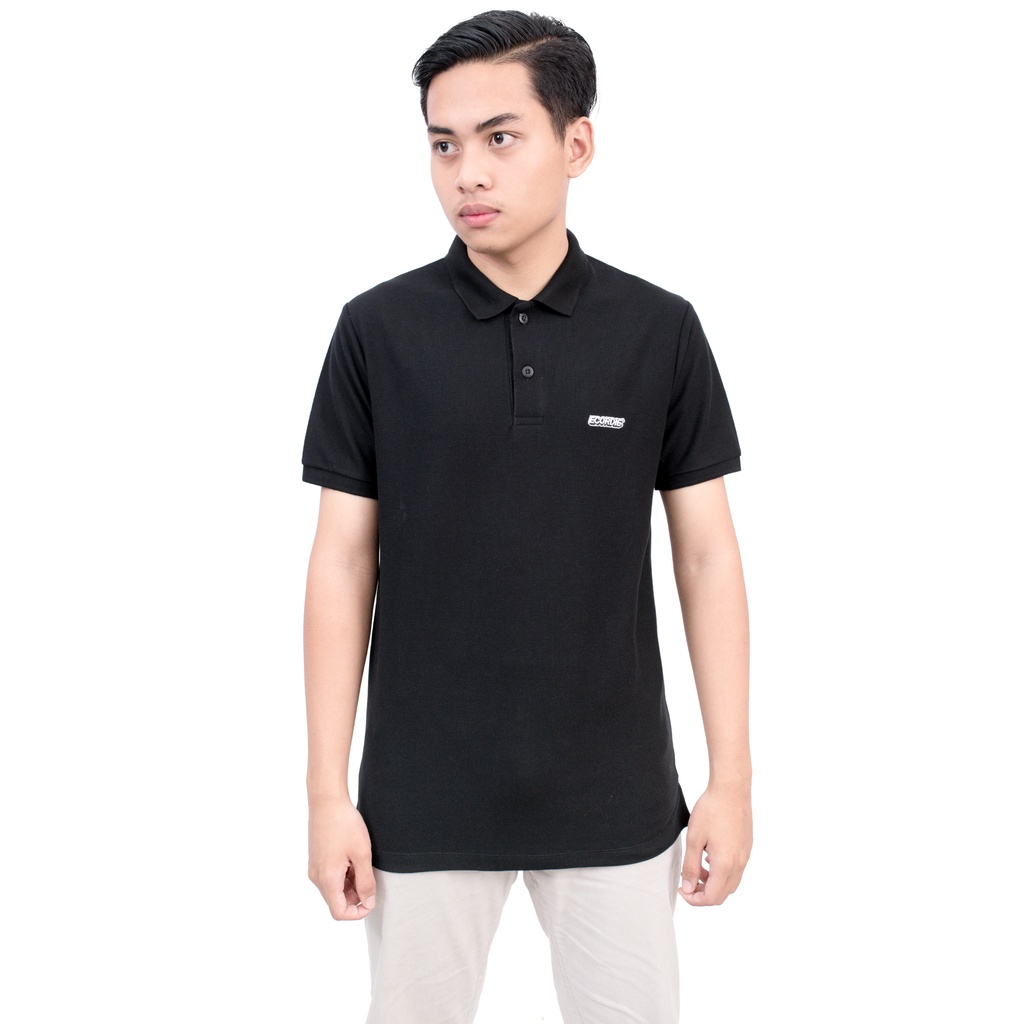 Ecordie " SAHARA " Kaos Polo Shirt black