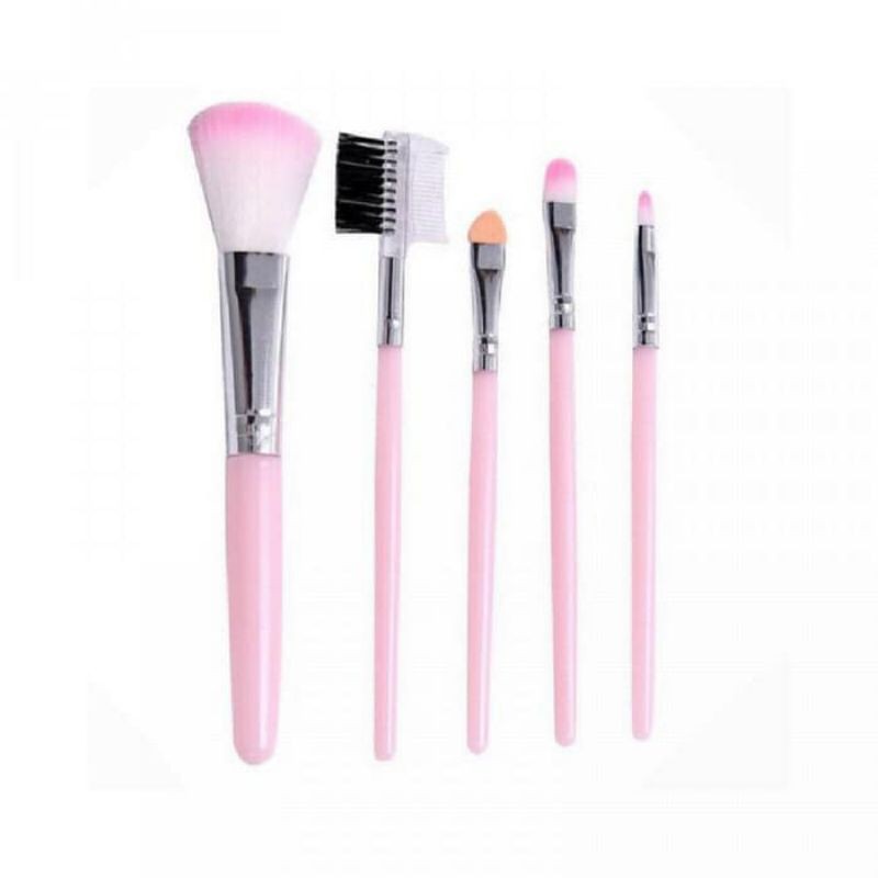 Kuas Make Up Mini 5in1 Set Cosmetic Brush