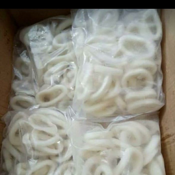 Cumi Ring/ Cumi Ring Frozen/ Squid Ring Import/ Calamari Ring- PER 1KG