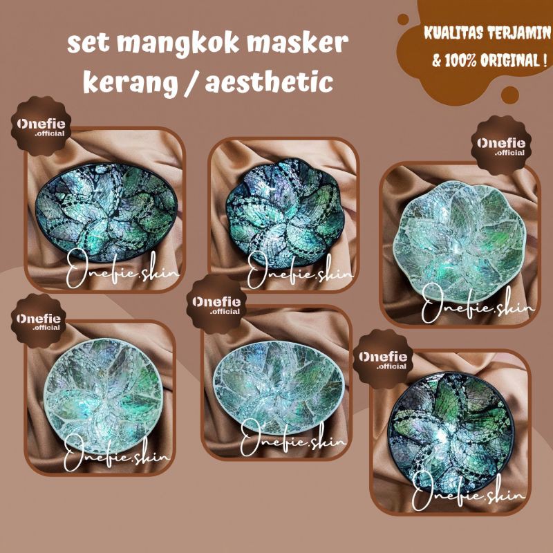 [ READY STOCK ] MANGKOK KERANG AESTHETIC | MANGKOK AESTHETIC | MANGKOK MASKER