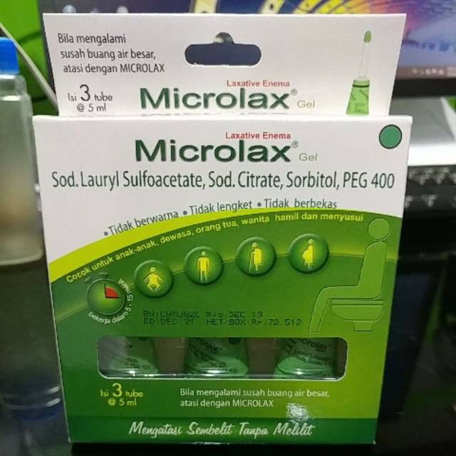 Microlax Gel isi 3 tube@5ml BOX