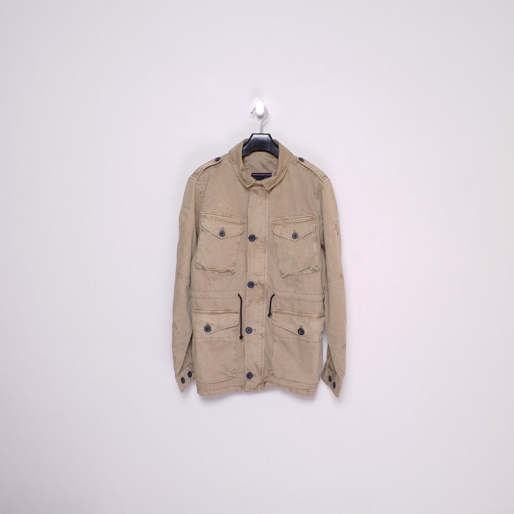 parka khaki tommy hilfiger