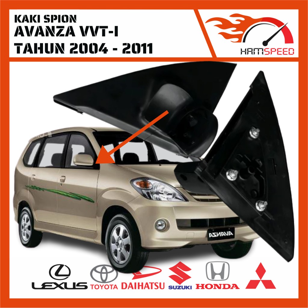 Kaki Spion Avanza VVT-I Dudukan Spion Avanza VVTI Kaki Spion Avanza 2004 - 2011