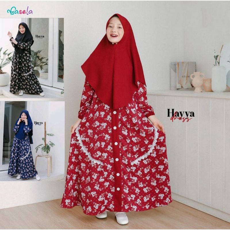 Gamis BASELA KIDS Terbaru/Baju Muslim Anak Perempuan