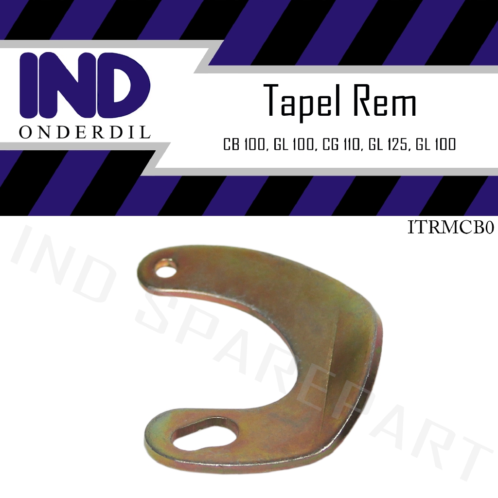 Tapal-Tapel Kuda-Pedal Rem-Standar Tengah CB 100/GL 100-125/CG 110