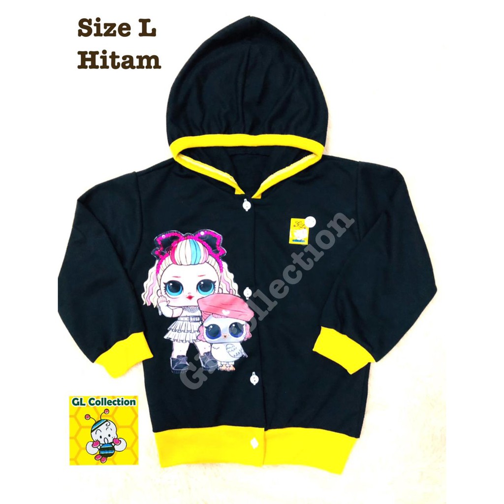 OBRAL! JAKET ANAK SIZE S M L 6BULAN-3TAHUN LAMPU LED LOL