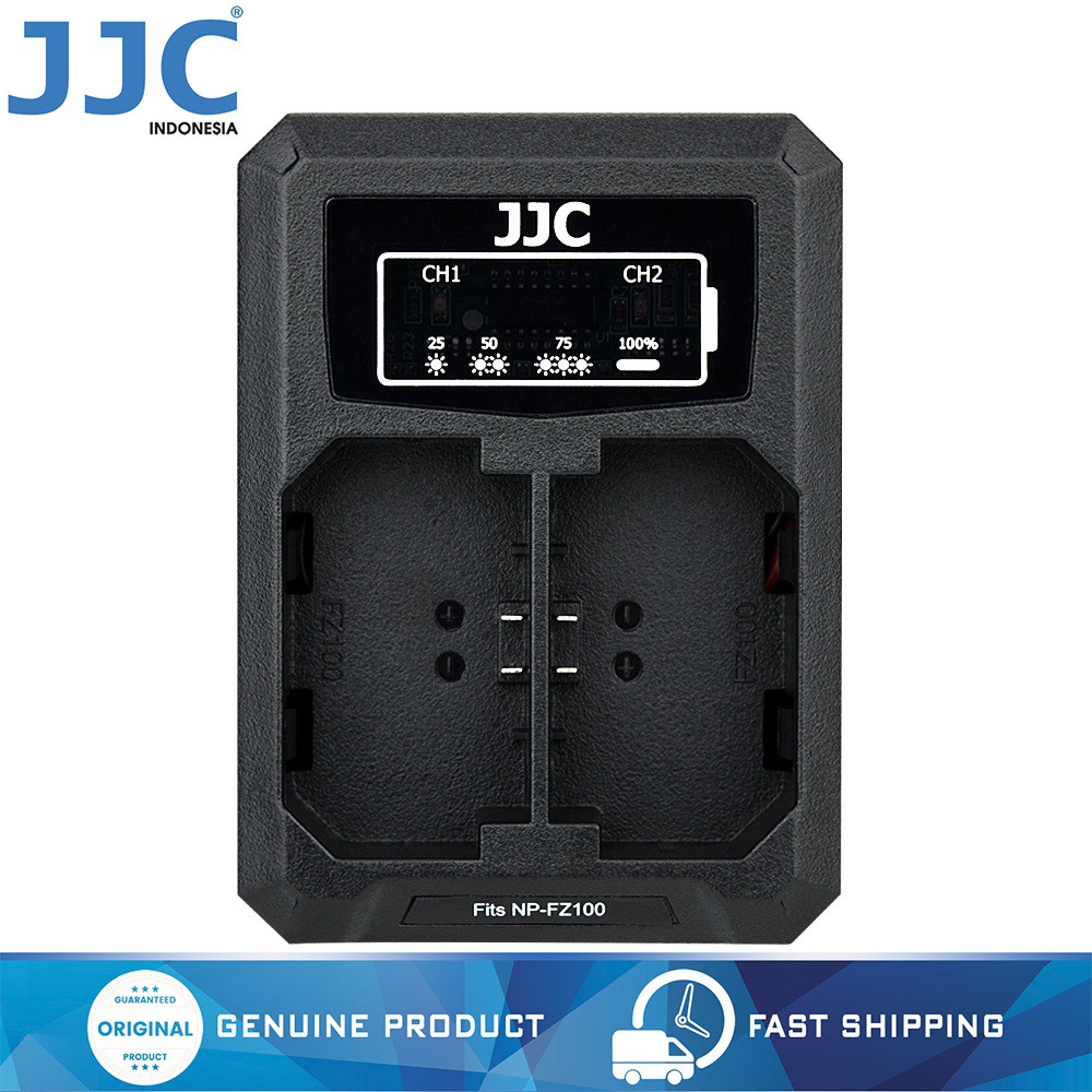 USB Dual Battery Charger for NP-FZ100 / A6600 A7III A7C A9