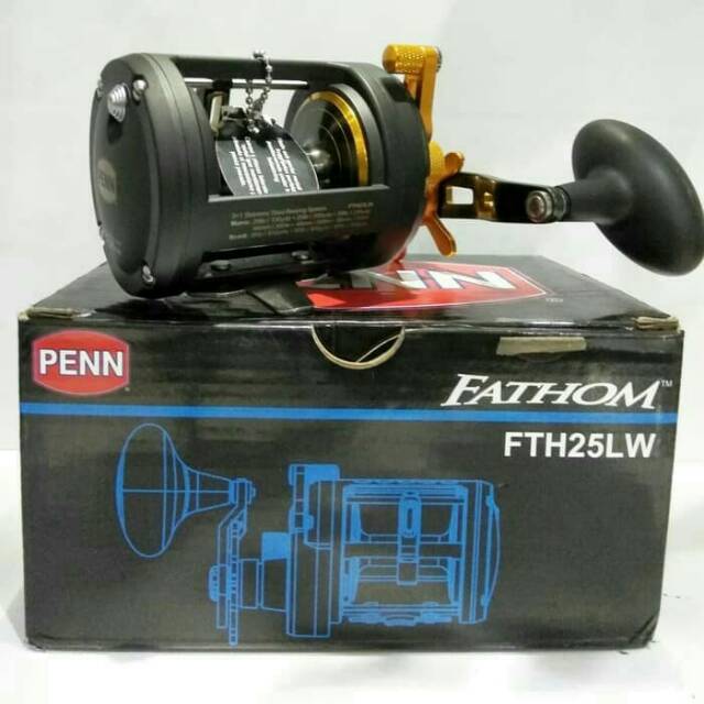 Reel OH Trolling PENN FATHOM 25 LW right handle kanan FTH25LW