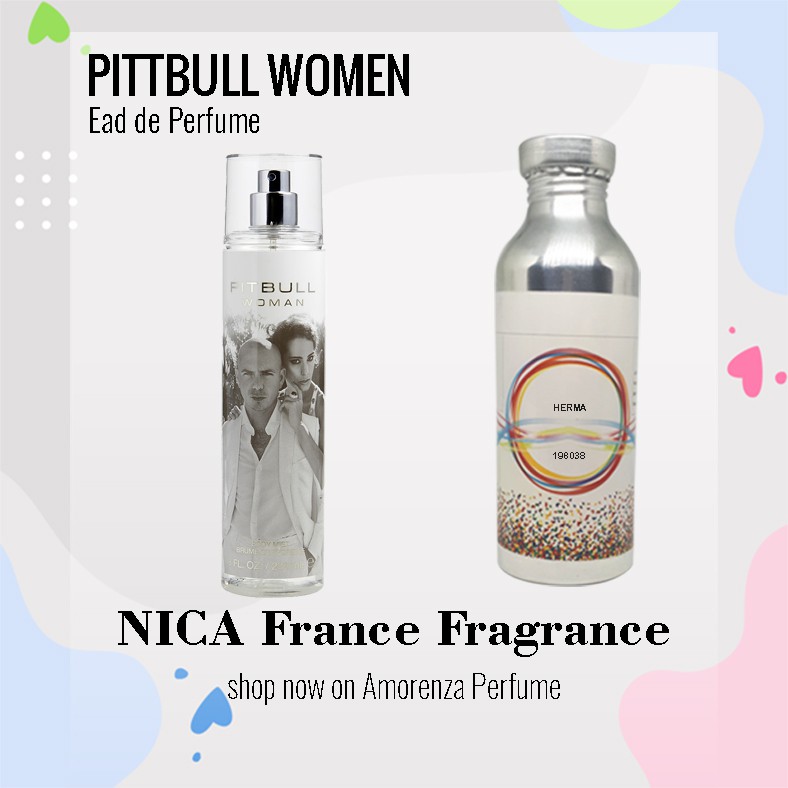 BIBIT PARFUM MURNI PITTBUL WOMEN - WOMEN BULL NICA FRAGRANCE 250 ML SEGEL PABRIK