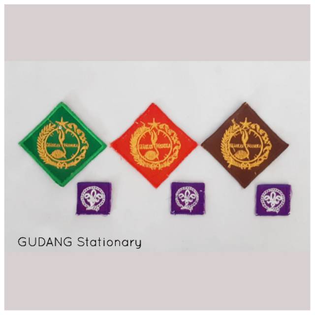 Emblem Pandu Tunas Pramuka (set)