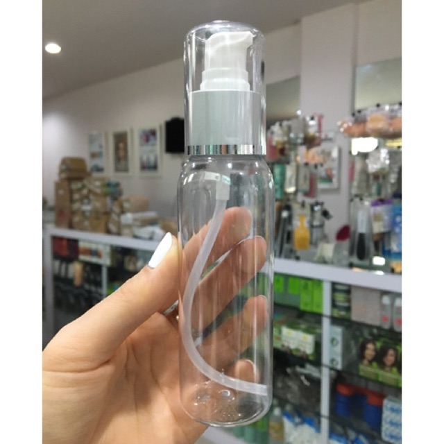 Botol Kosong Pump Plastik Tebal 100ml