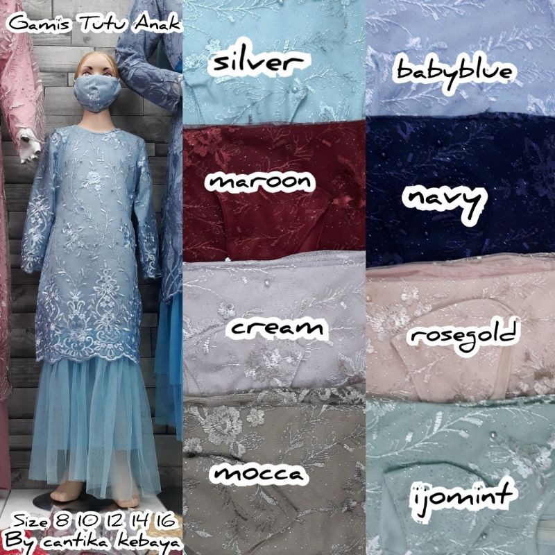 GAMIS TUTU ANAK MODERN/ GAMIS ANAK / GAMIS MODERN / GAMIS MUSLIM
