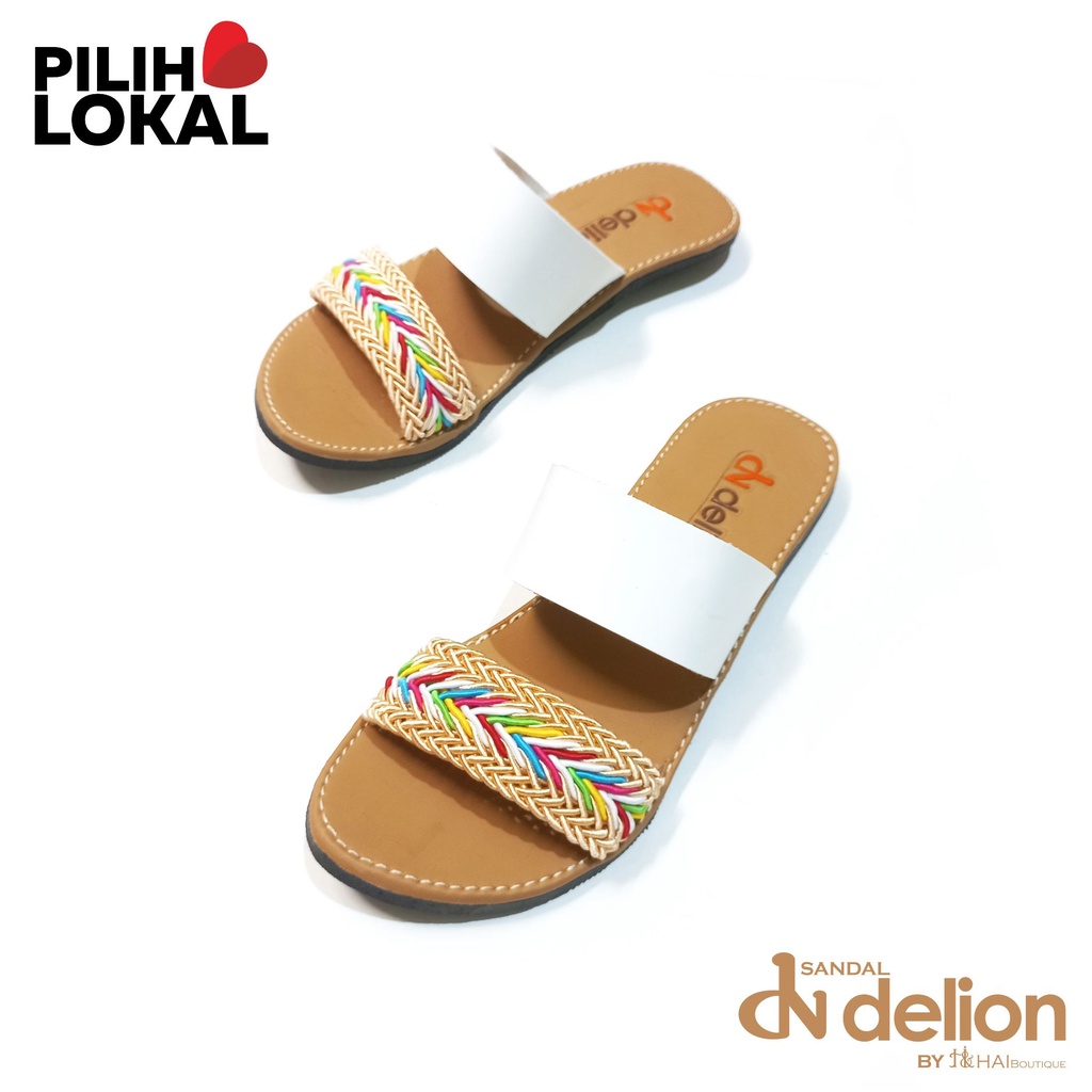 Sandal Selop Wanita Terbaru Casual - Sandal Ban 2 Wanita Etnik - Sandal Wanita Slip Sandal Slip On