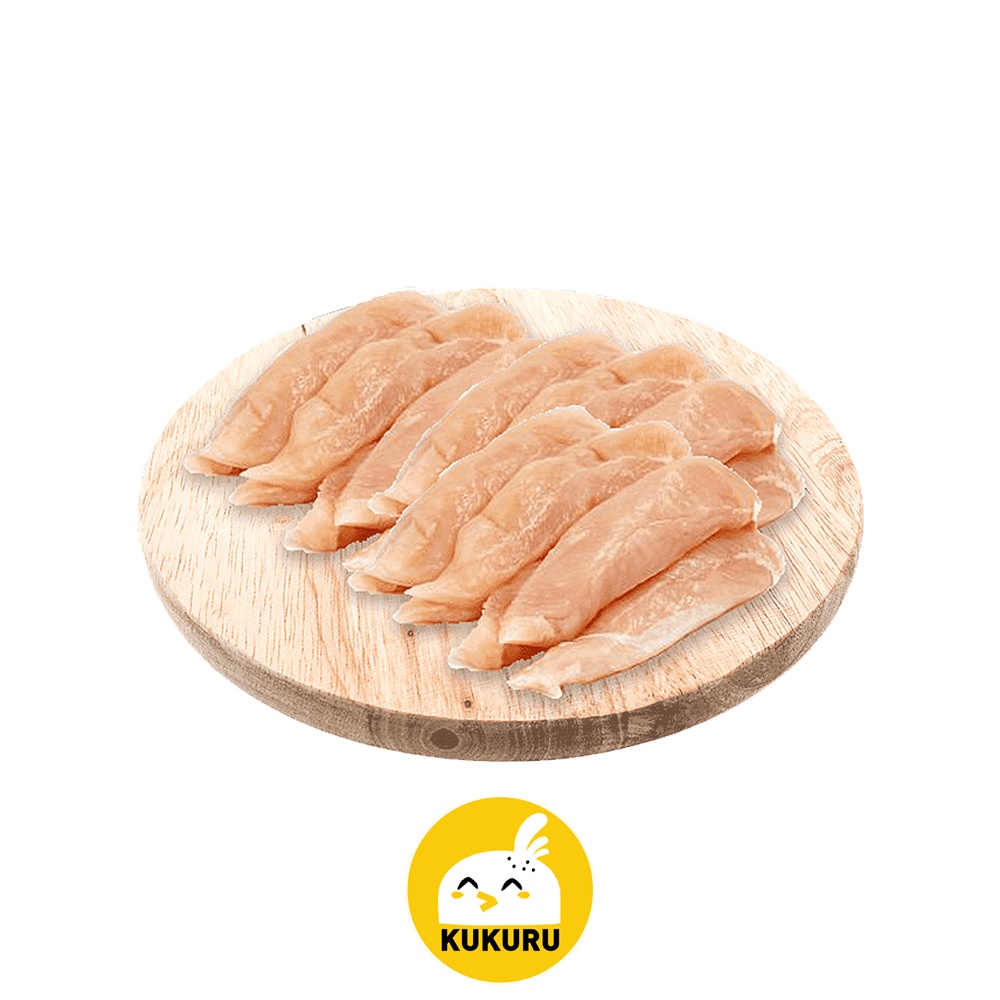 

FILLET DADA TETELAN POTONGAN ACAK / TENDERLOIN BONELESS CHICKEN BREAST (1 KG)