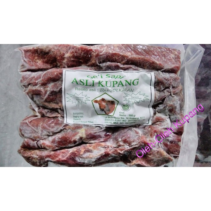 Sei Sapi / Sapi Asap Asli Kupang (NTT) resep Ibu SOEKIRAN 1/2 kg