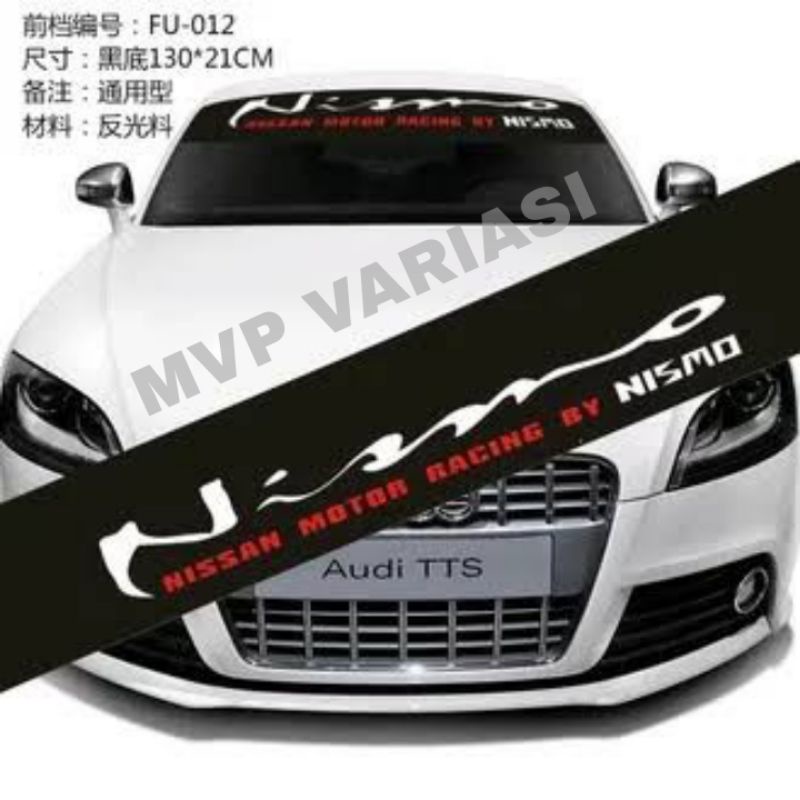 Stiker Sticker Kaca Mobil Depan nismo
