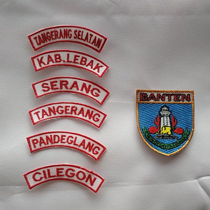 Atribut Pramuka Bet Bordir KWARDA PROVINSI BANTEN