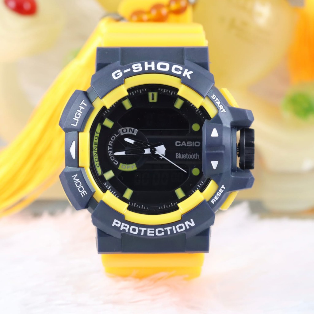 NEW  JAM TANGAN CASIO G-SHOCK UNLIMITED GA-1000 G-MIX TALI KUNING