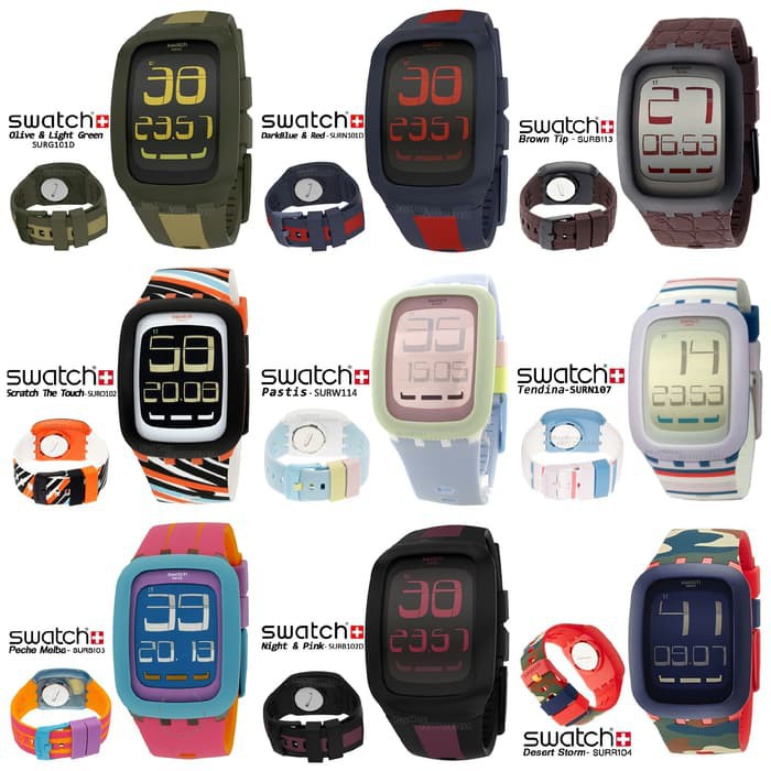BATERAI JAM TANGAN SWATCH TOUCH SCREEN