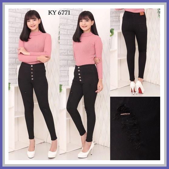 Celana Kulot Jeans Rawis Boyfriend Jeans Levis Wanita Kekinian Terbaru 7C-G Celana Jeans Premium H