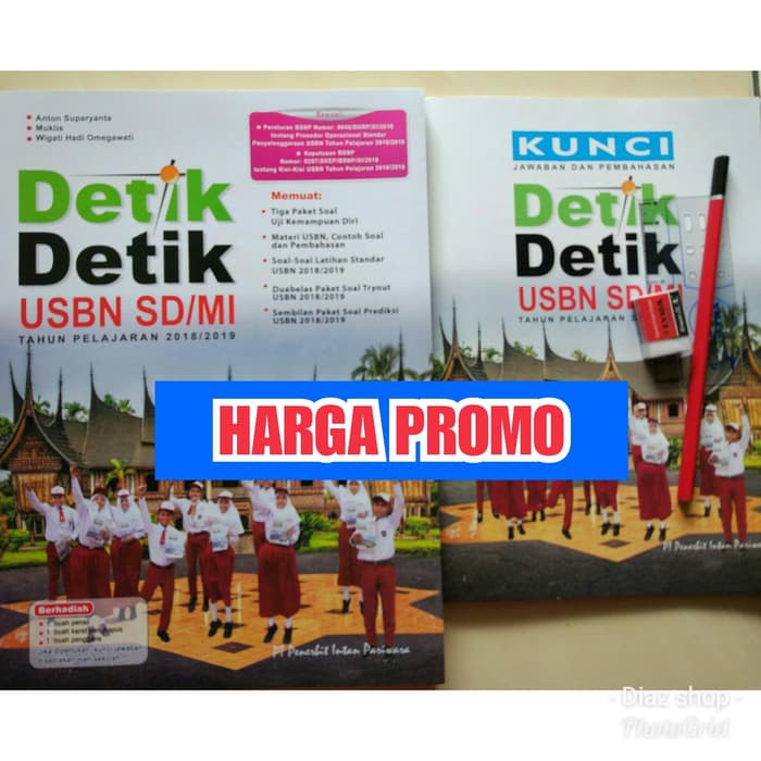 PALING BARU"Paket Buku Soal Detik-Detik UN SD / MI Lengkap Intan Pariwara"