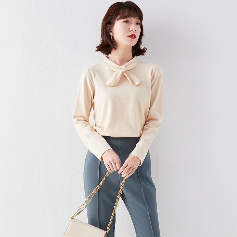 【Elegant】Korean Long Sleeve T-shirt E054(M/L)