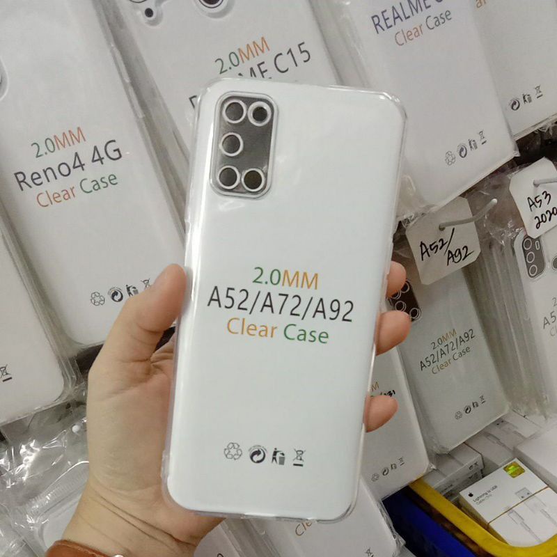 Clear Case Oppo A52/A92 Bening Transparan Tebal 2.0mm