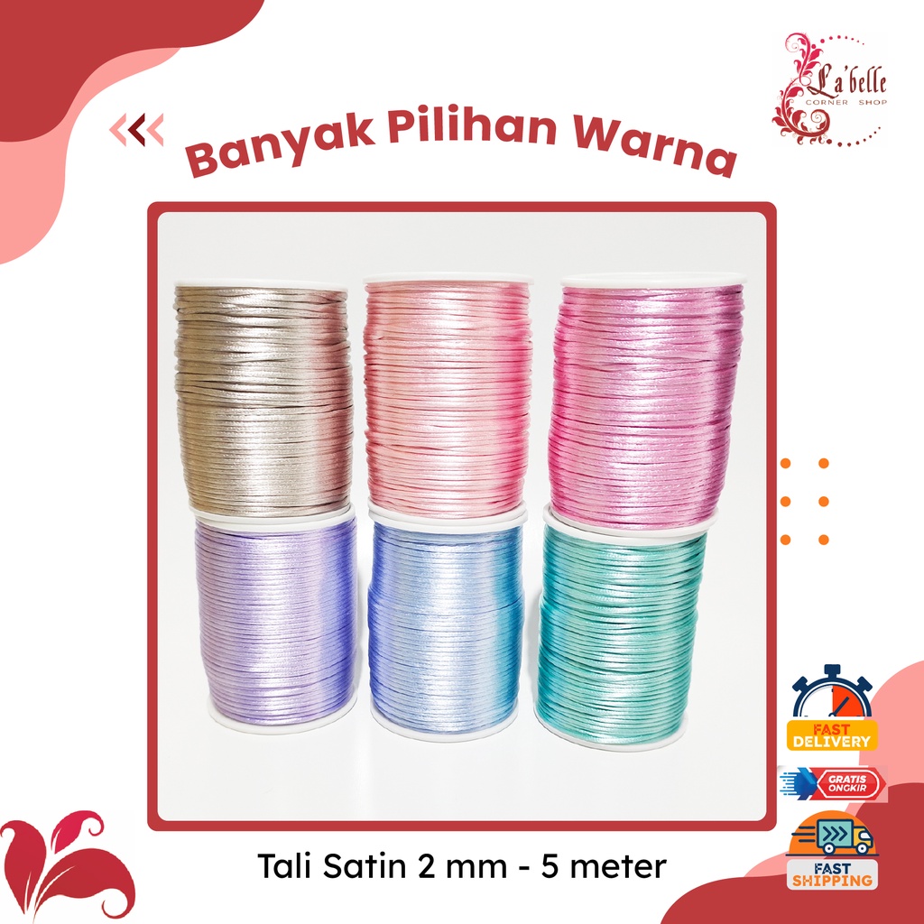 

Tali Satin 2mm - 5 Meter