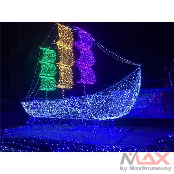 Lampu kawat Tumbler 10M LED RGB waterproof 100 LED Tirai Dekorasi Hias Natal Twinkle Light DEKORASI KAMAR MURAH Garland Lampu Hias String 100 LED 220V 10 Meters EU Plug - RP0494 Warna RGB Lampu Natal led tumblr | tumblr light | lampu hias led IP68