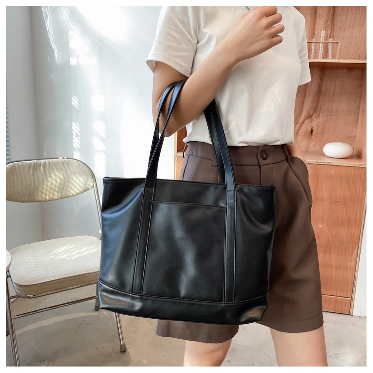 RYX - Basic Season Tas Tote Ukuran Besar Fashion Casual - Ori Import