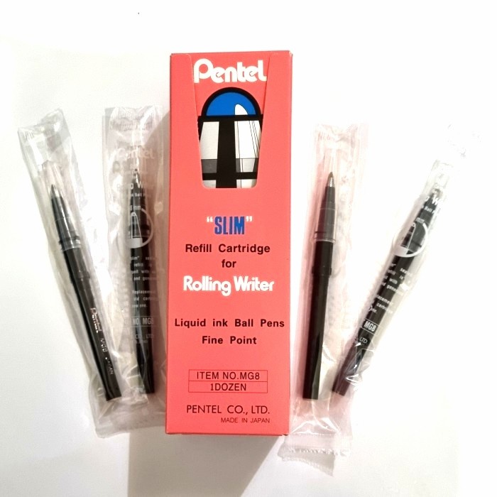 

tulis-alat-paket- refil pen pentel mg8 utk pen pentel roller rs 3 -paket-alat-tulis.