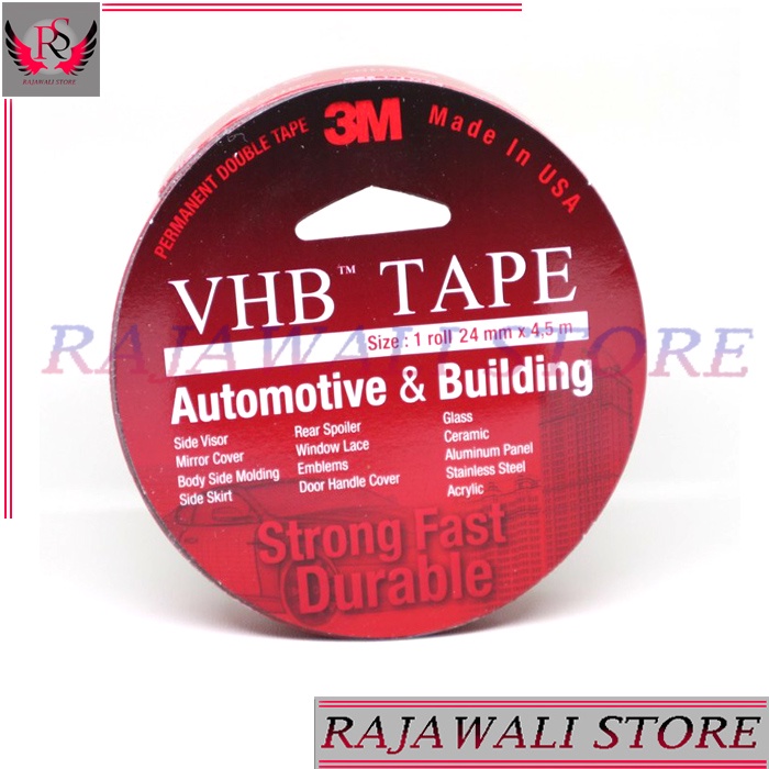 

Double Tape 3M VHB 24mm x 4,5 m ORIGINAL - Rajawali Store 45