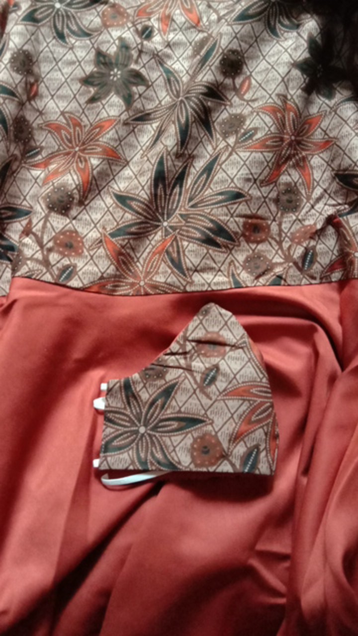 Atasan Batik Wanita Floral Polos 0831