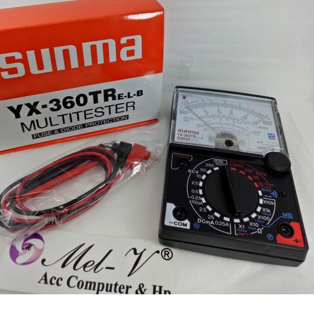 ➬ MultiTester SUNWA YX360TR / Multi tester / Avometer Analog Sunwa ➧