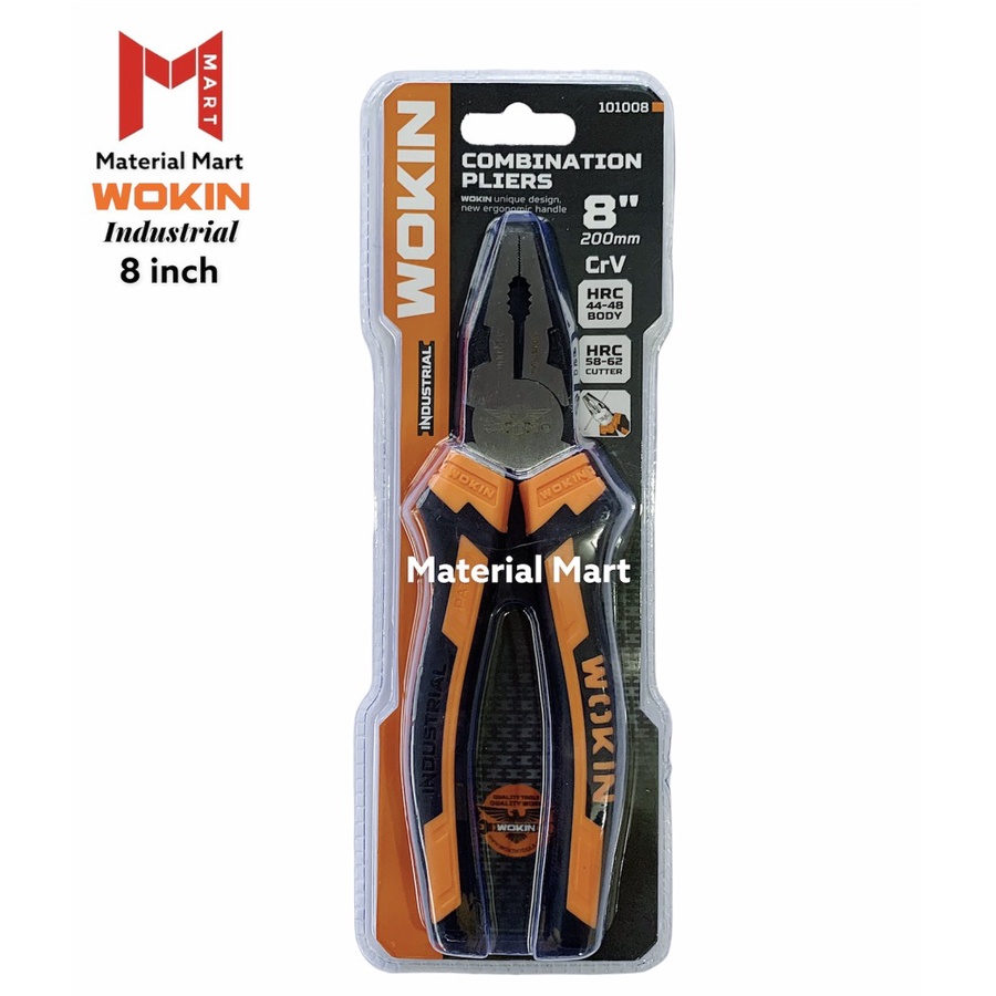 Tang Kombinasi 8 Inch Wokin | Plier Combination 7 Inch | Tang Jepit 8&quot; | Material Mart