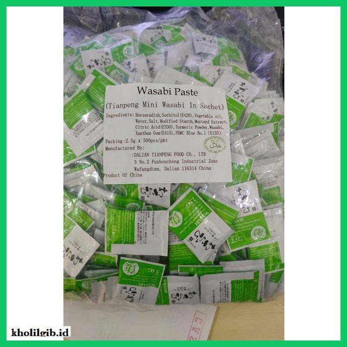 

Aneka-Sambal- Wasabi Sachet 2G (Jual Per Pcs) -Pedeeeeeezzzzzzz.