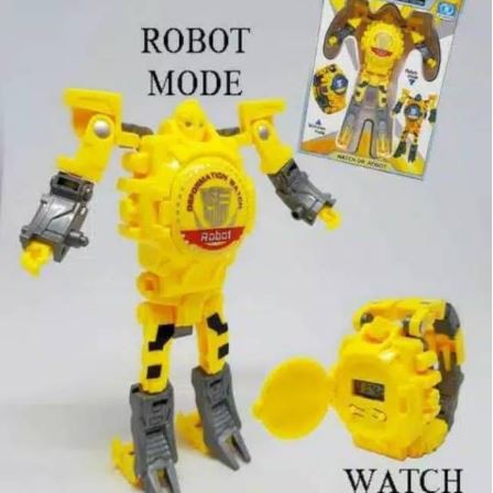 (BISA COD BAYAR DITEMPAT)Jam Tangan Anak2 Unisex Mode Robot