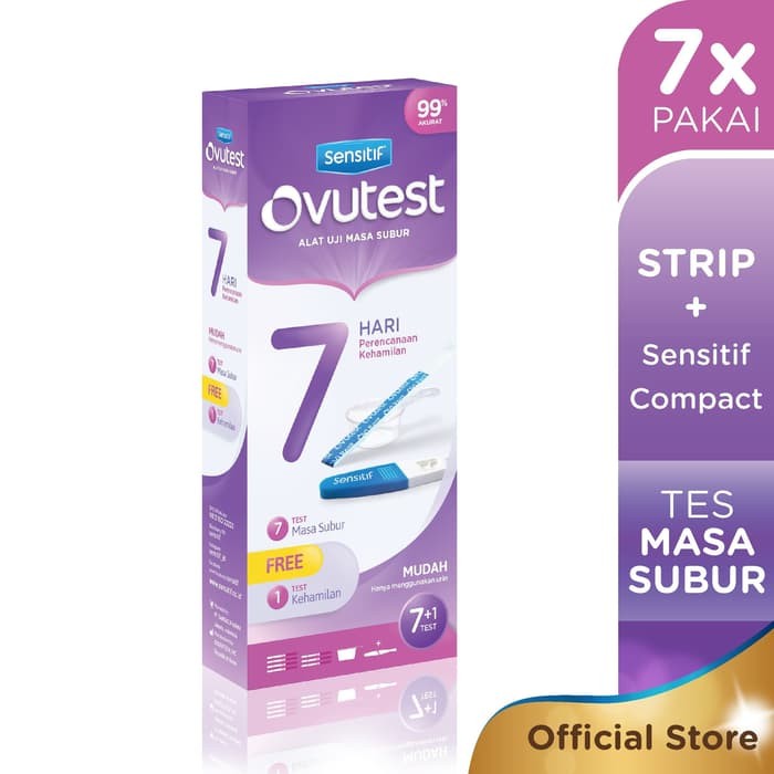 Ovutest Seven Days Plan | Ovutes Sensitif Alat Test Kesuburan Wanita | Alat Test Masa Subur