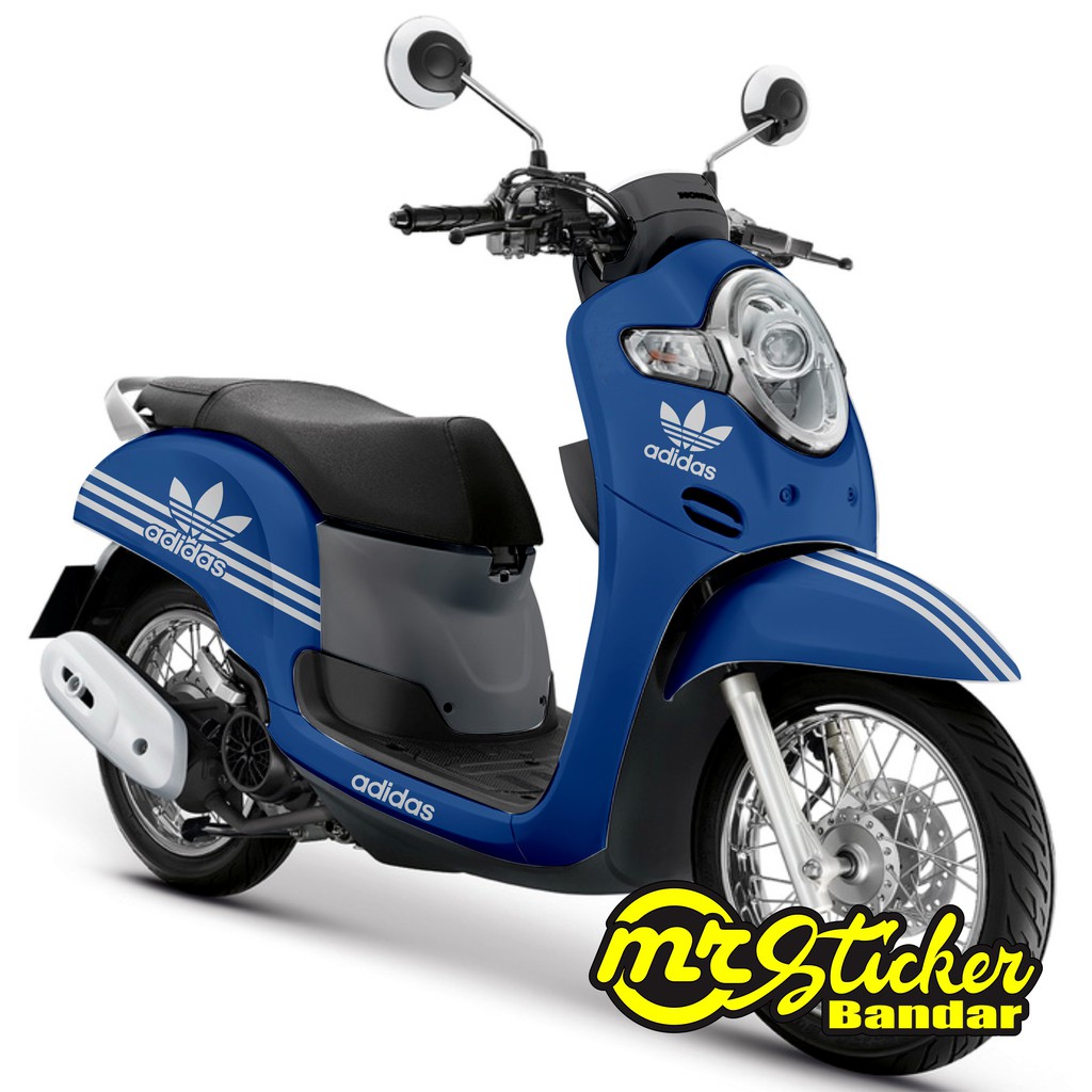 Decal scoopy full body Full Blok Decal Scopy Dekal New Fi 2017 2018 2019 2020 Adidas Biru tua