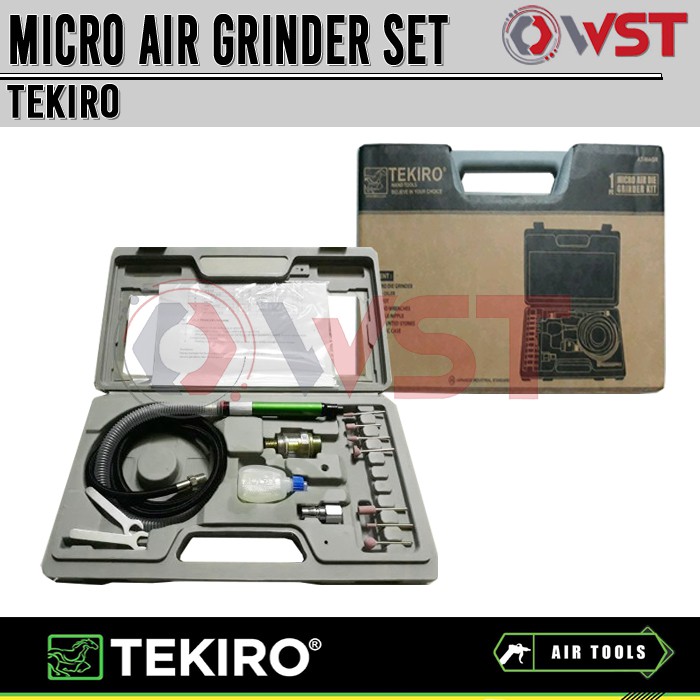 Tekiro Air Micro Grinder Set / Mesin Gerinda Tuner Angin Set