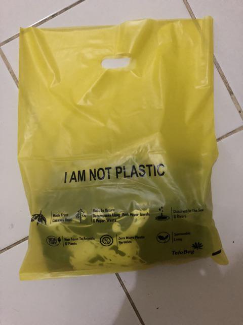 Plastik Organik Kantong Singkong Telobag Pon Oval