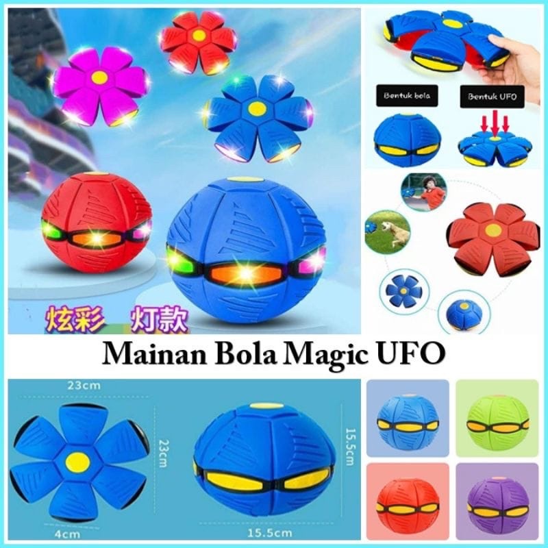 (KANTONG) MAINAN BOLA UFO VIRAL BOLA INJAK KEMPES MENGEMBANG